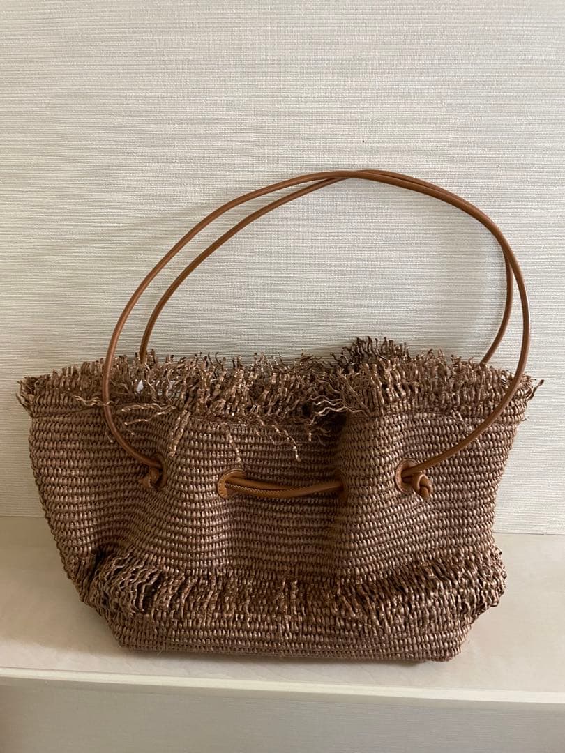 Anita Bidardi かごバッグ ブラウン