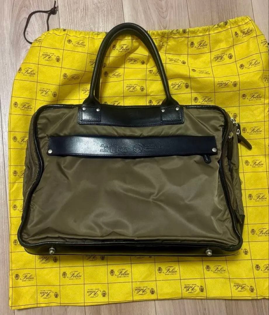 2室ビジネスバッグ カーキ