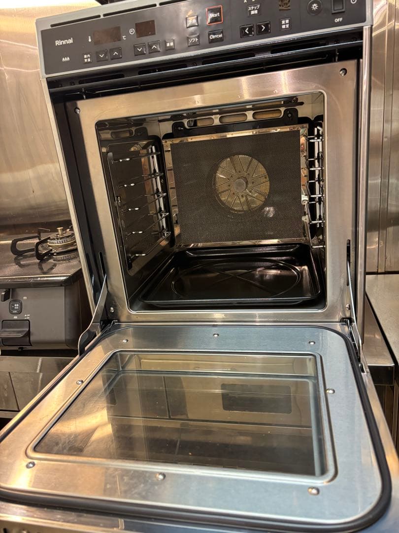 2025年購入 リンナイ ガスオーブン【都市ガス用】フラット天板3枚付