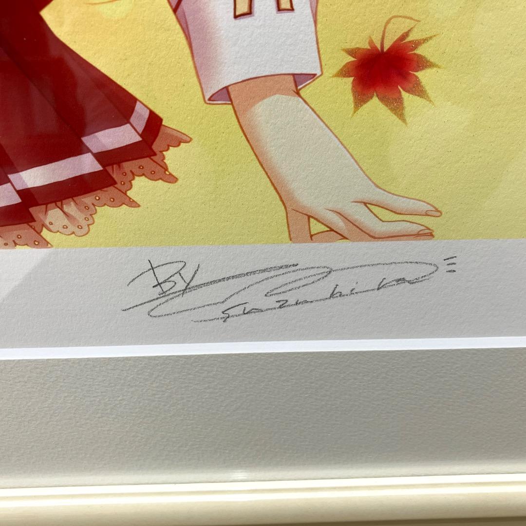 美品 鈴平ひろ 版画 BEST FRIENDⅡ 直筆サイン入り SHUFFLE!