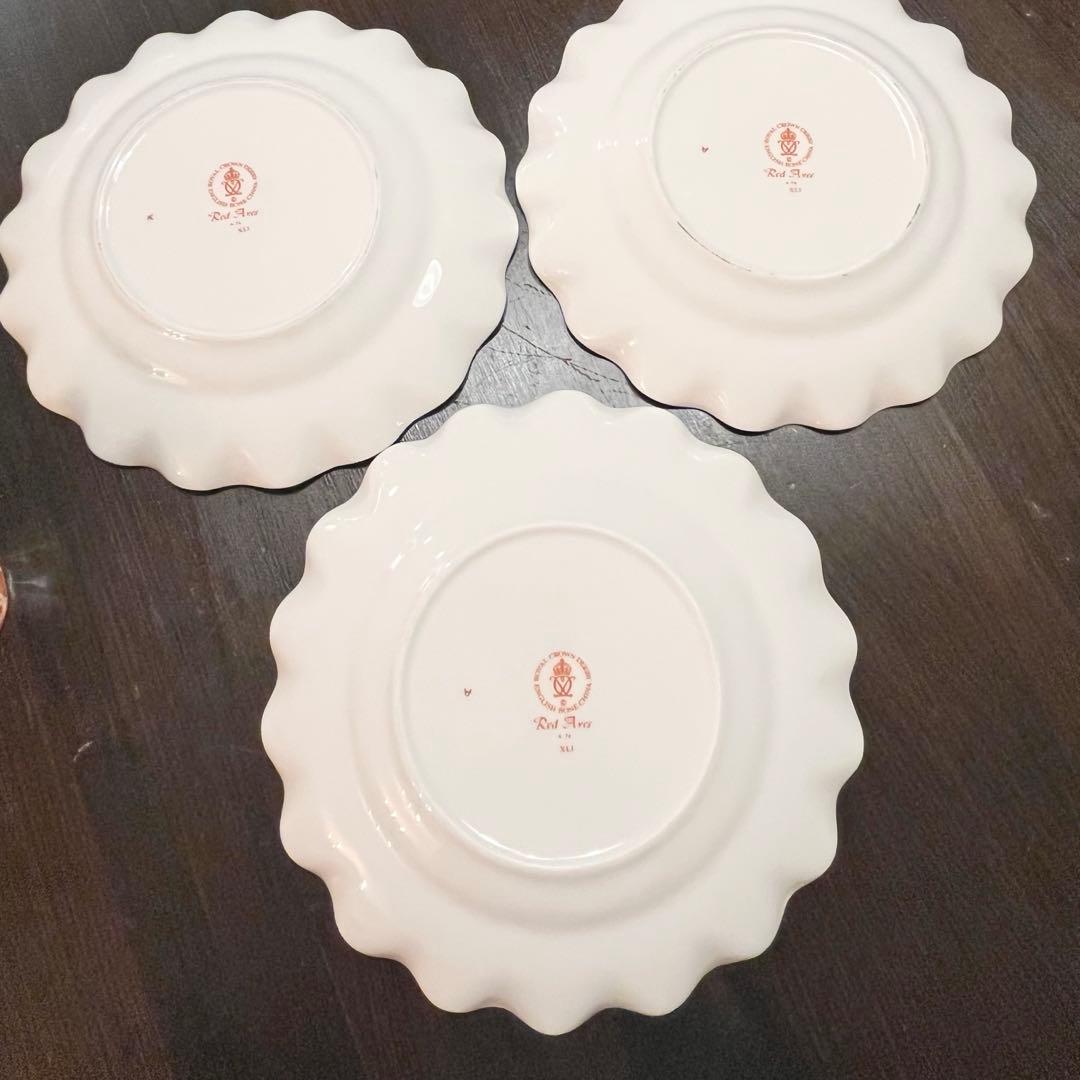 希少　70年代　ロイヤルクラウンダービー エイビス　レッド　プレート　ピッチャー