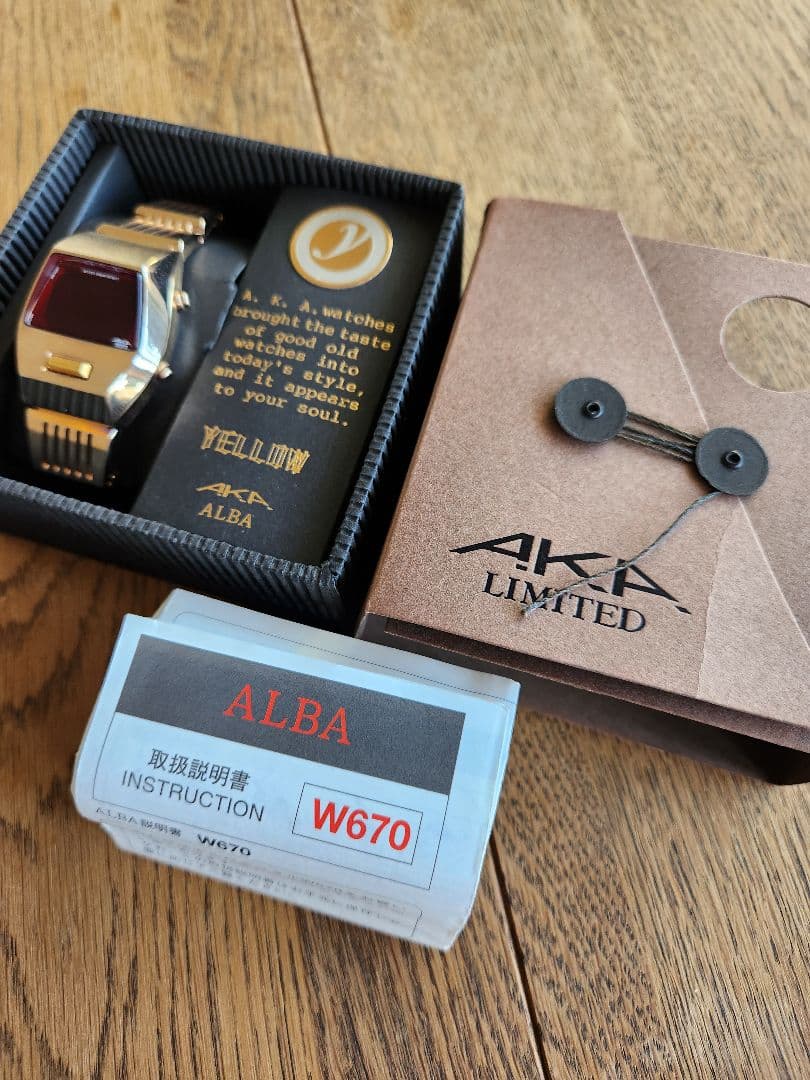 動作確認済/点灯OK　美品　セイコー　ALBA　インゴット　ダースベーダー