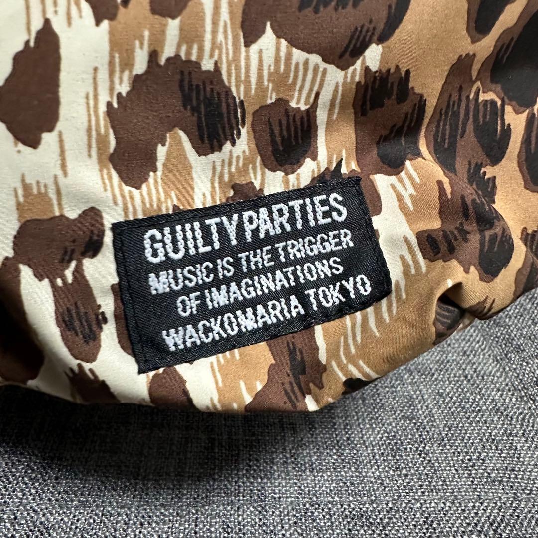 バッグ WACKOMARIA 25fw LEOPARD DRAWSTRING BAG 1