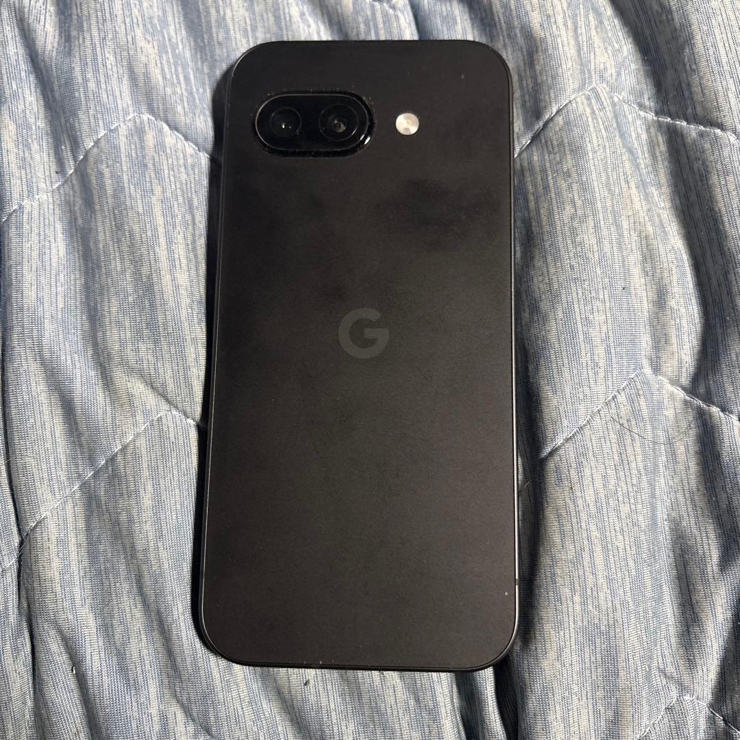 pixel9a オプシディアン　バッテリー100%