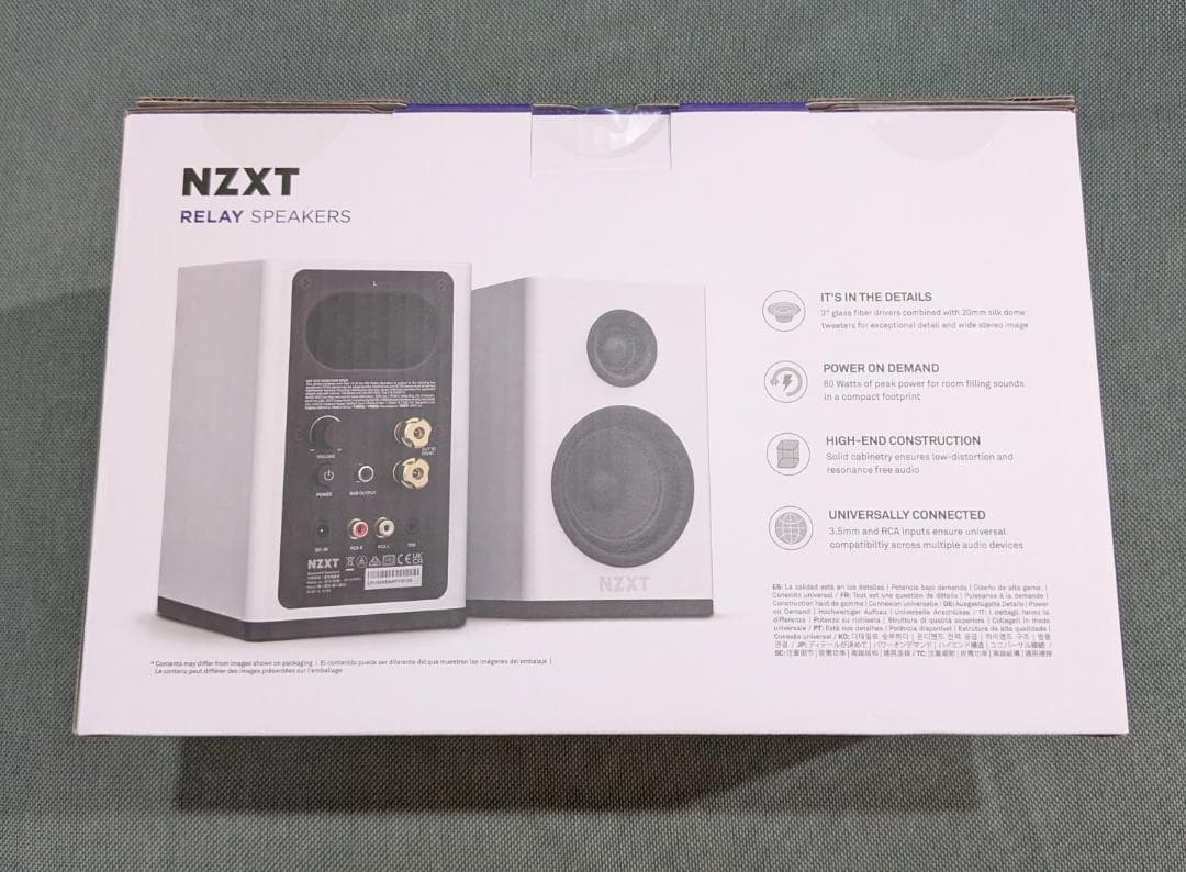 新品未開封　NZXT Relay Speakers