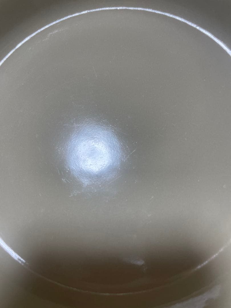 美品 ルクルーゼ 鋳鉄 プレートロンド シャローディッシュ