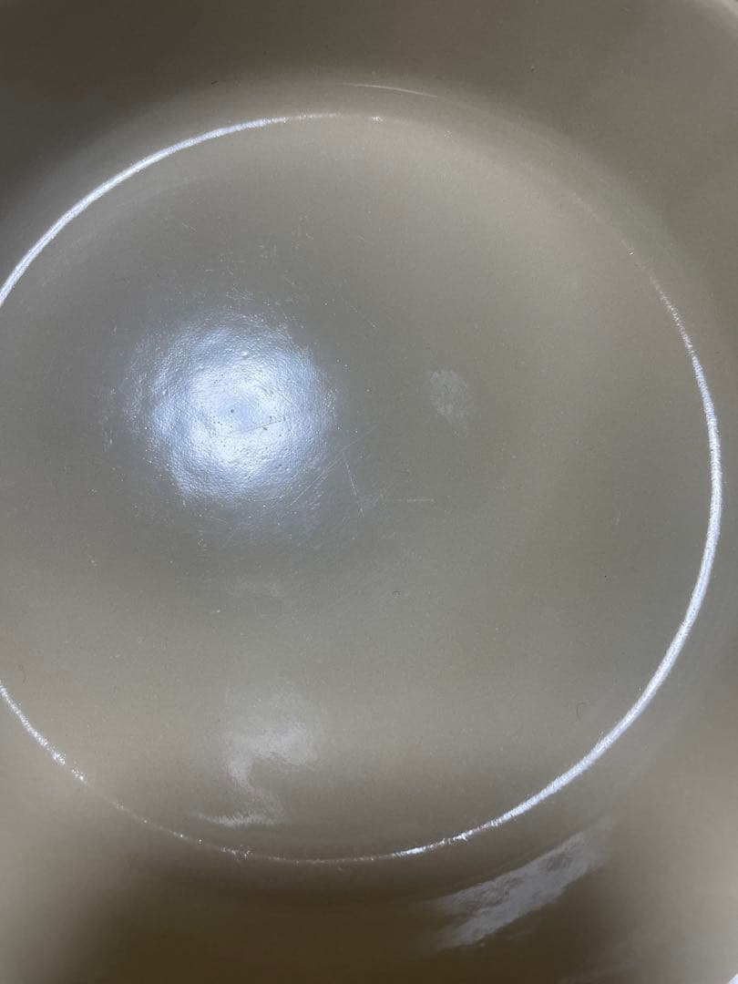 美品 ルクルーゼ 鋳鉄 プレートロンド シャローディッシュ