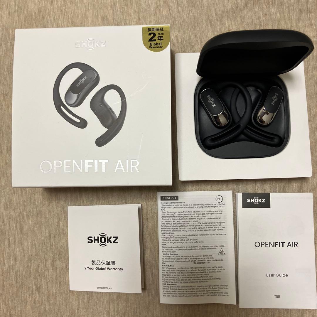 【美品】Shokz OpenFit Air オープンフィットエアー