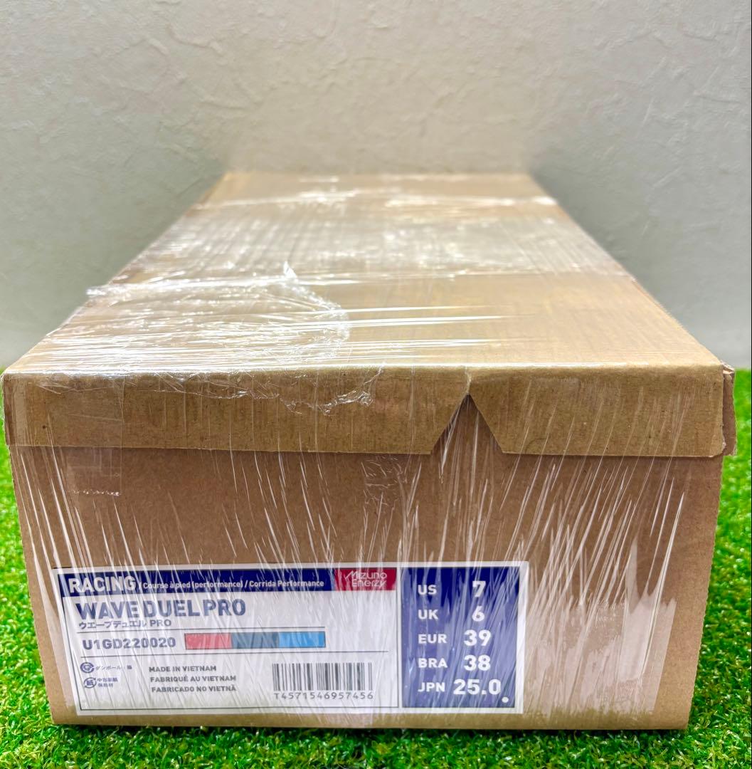 ミズノ ランニング ウエーブデュエルプロ U1GD220020 ORG 25cm