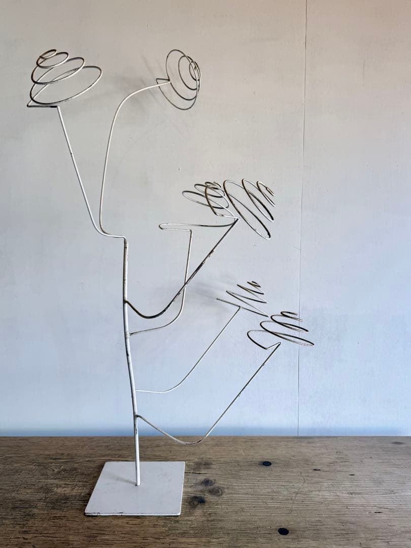 ワイヤーアート ハットスタンド 帽子掛け ミッドセンチュリー