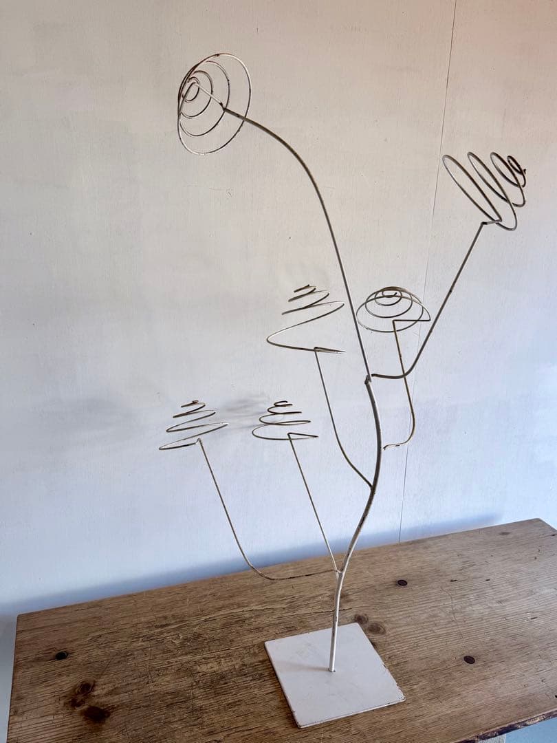 ワイヤーアート ハットスタンド 帽子掛け ミッドセンチュリー