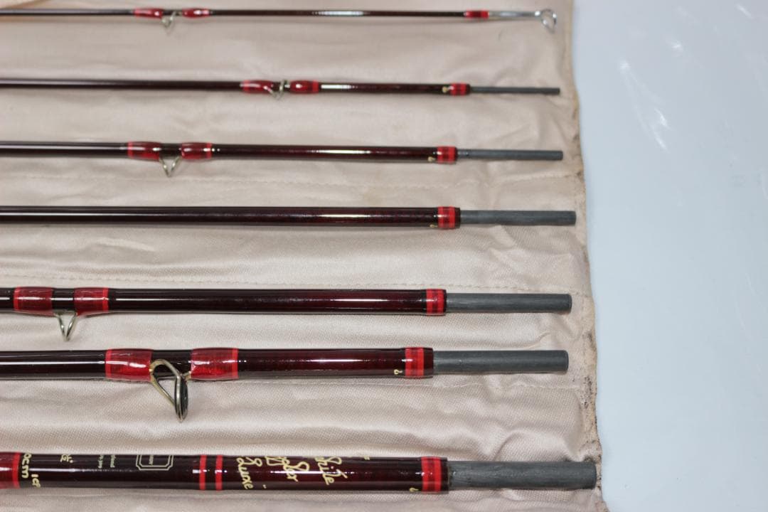 ハーディ　Hardy　デラックススマグラー　8.5ft　6番　7本継　革ケース付