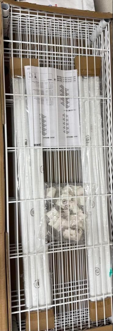 送料無料　ニトリ(NITORI) スチールラック CUSTOM 4段 ホワイト