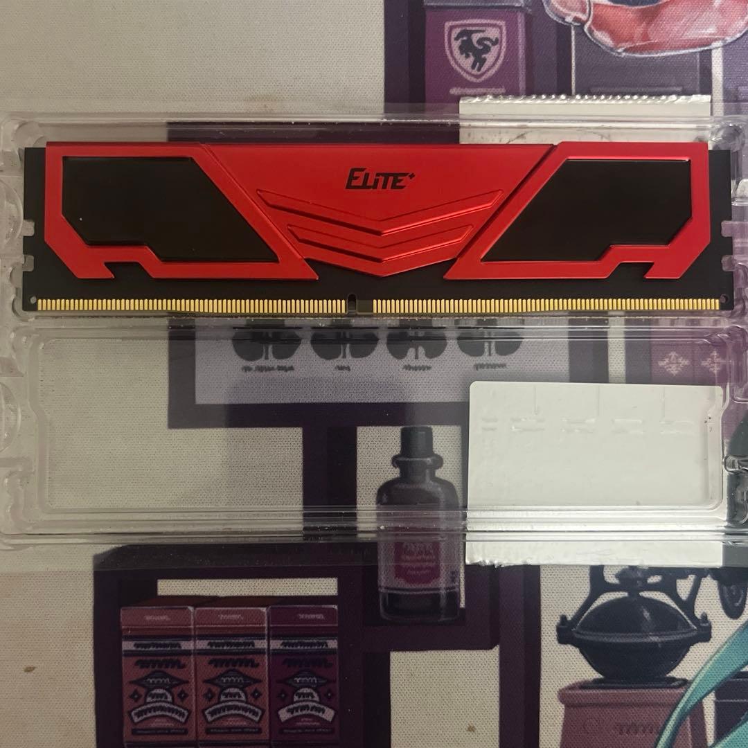 【動作確認済】TEAM DDR4 3200MHz 16GB ×1 メモリ