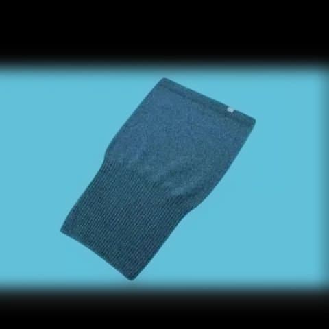 エルアルト カシミヤネックウォーマー 杢ブルー