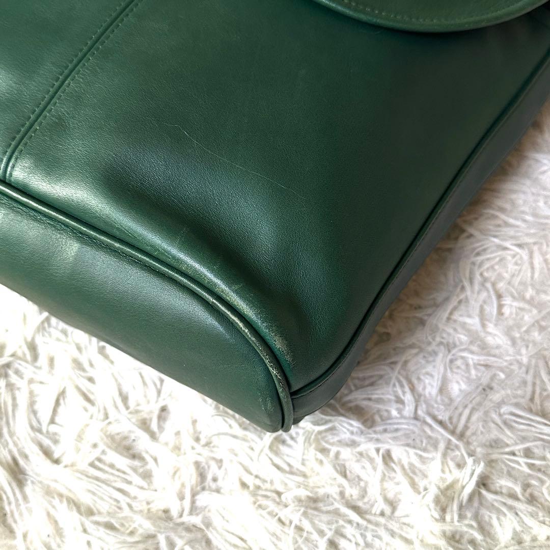 バッグ Old Coach Shoulder Bag Green