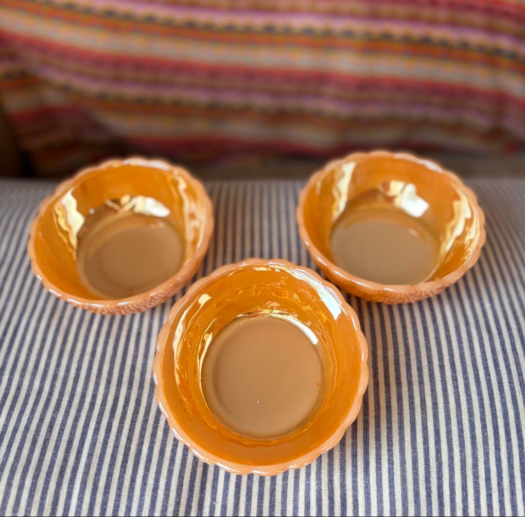 ファイヤーキング アンカーホッキング バブルピーチラスター　ベリー　ボウル 3個