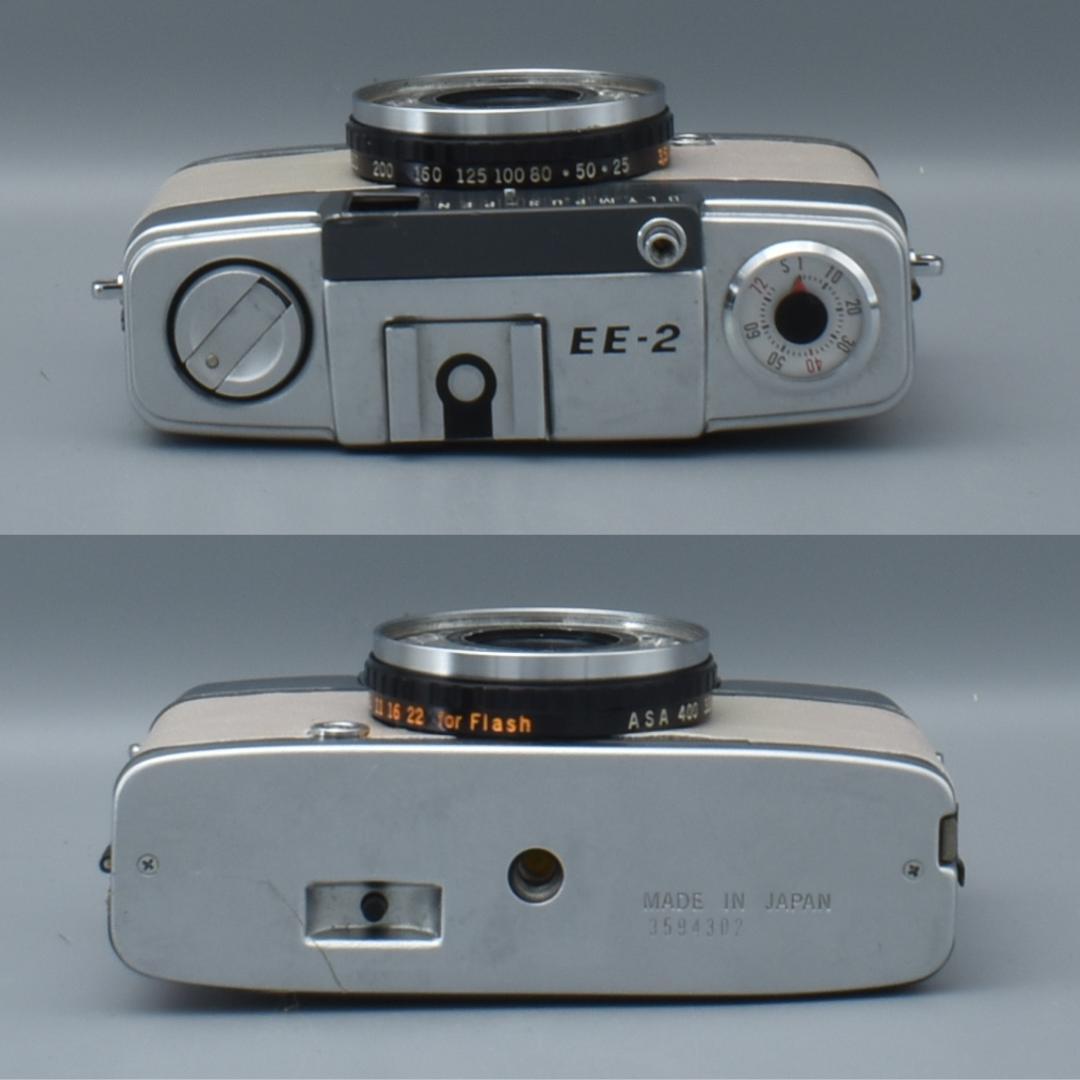 整備済 OLYMPUS EE-2 ピンク 外装リメイク 動作OK 赤ベロOK