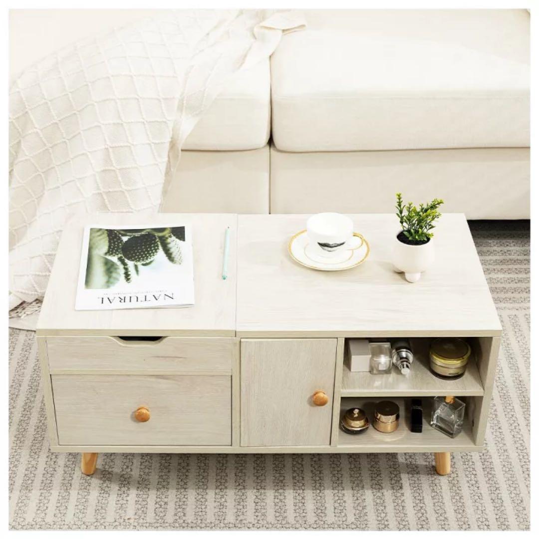 ドレッサー コンパクト ドレッサーテーブル ローテーブル 引き出し付き 化粧台