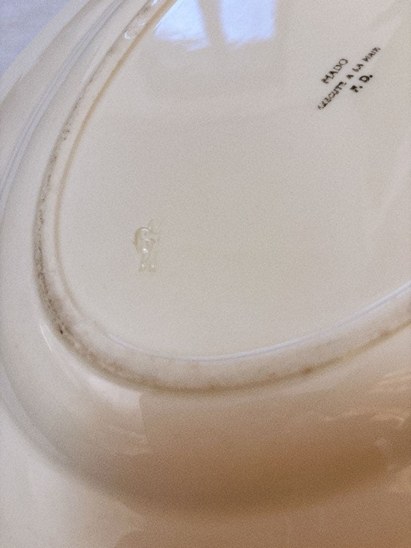 フランスアンティーク　オーバル皿