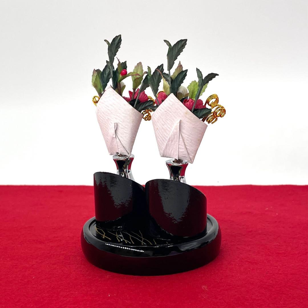 雛人形　桃の節句　雛道具　黒塗かなで　巻物付き