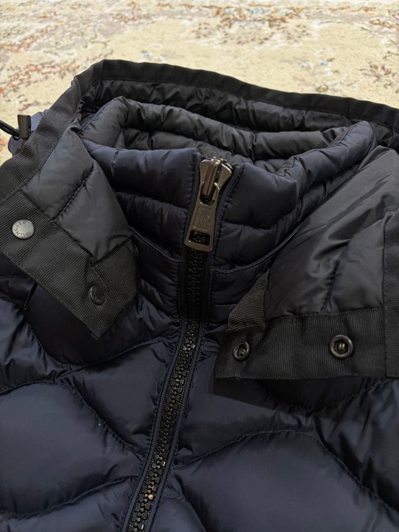 モンクレール モランデレス ダウンジャケット キルティング ネイビー サイズ5