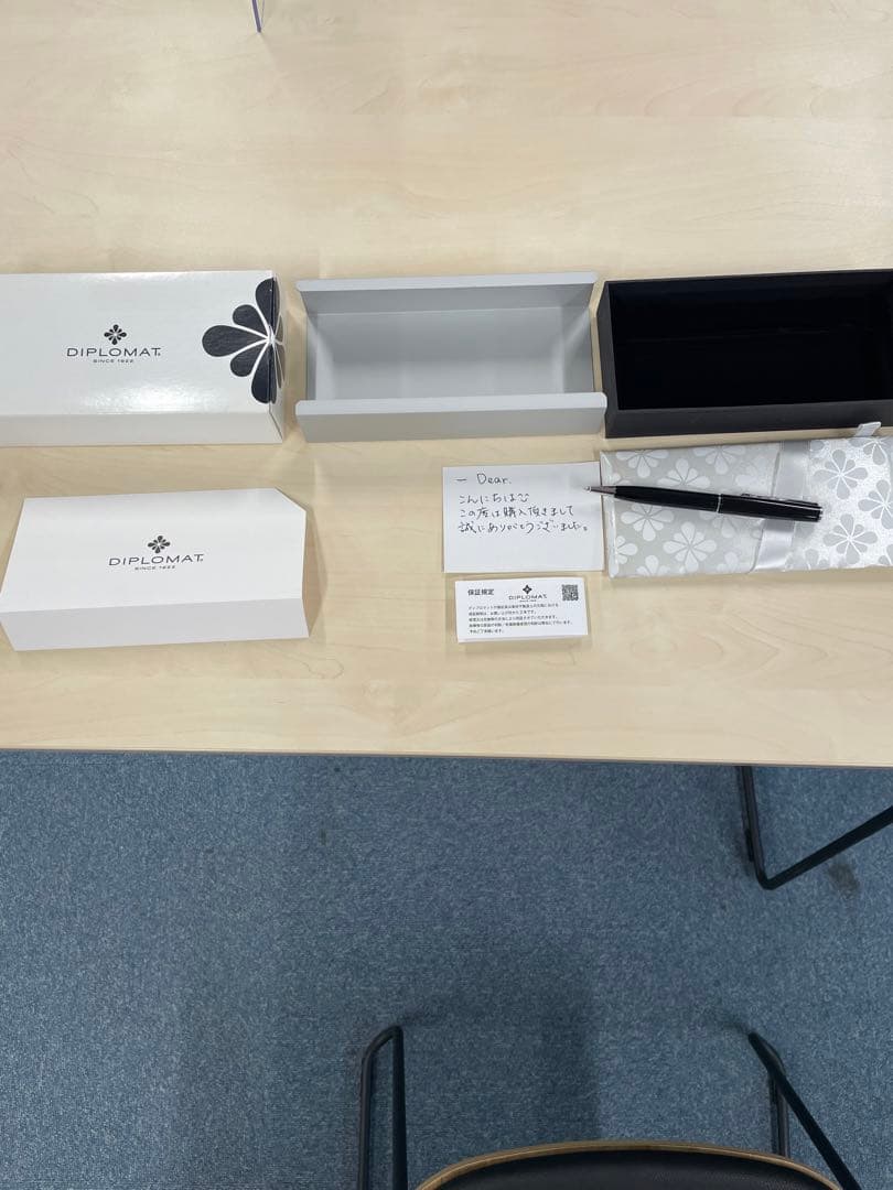 【新品】DIPLOMAT 　ディプロマット　ボールペン　ドイツ　紺色　プレゼント