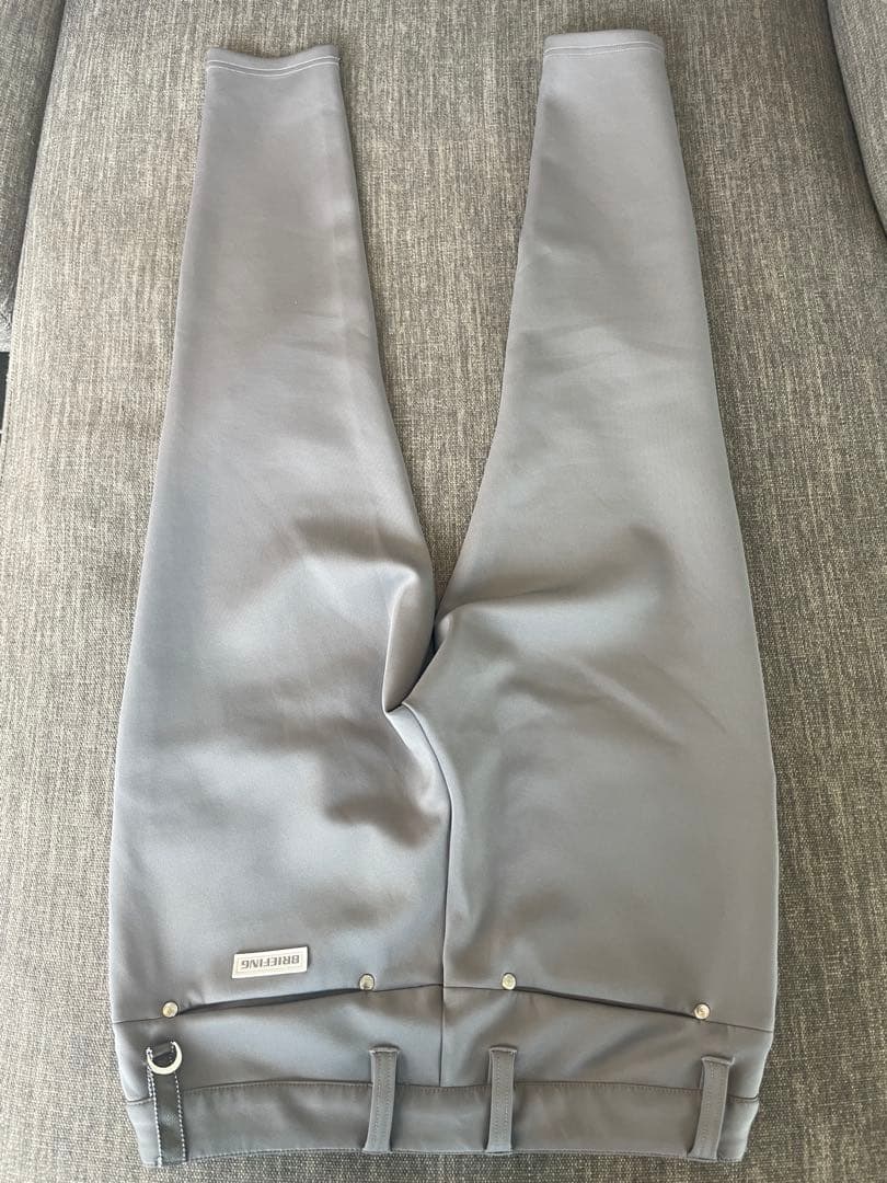 【美品】ブリーフィング3D LOGO SLIM PANTSグレー　S