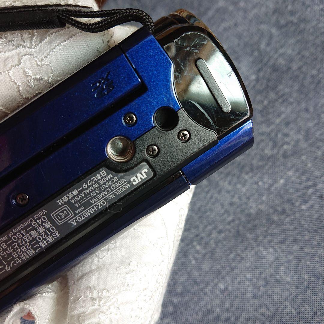 JVCビクター エブリオHD ビデオカメラ美品大容量バッテリー