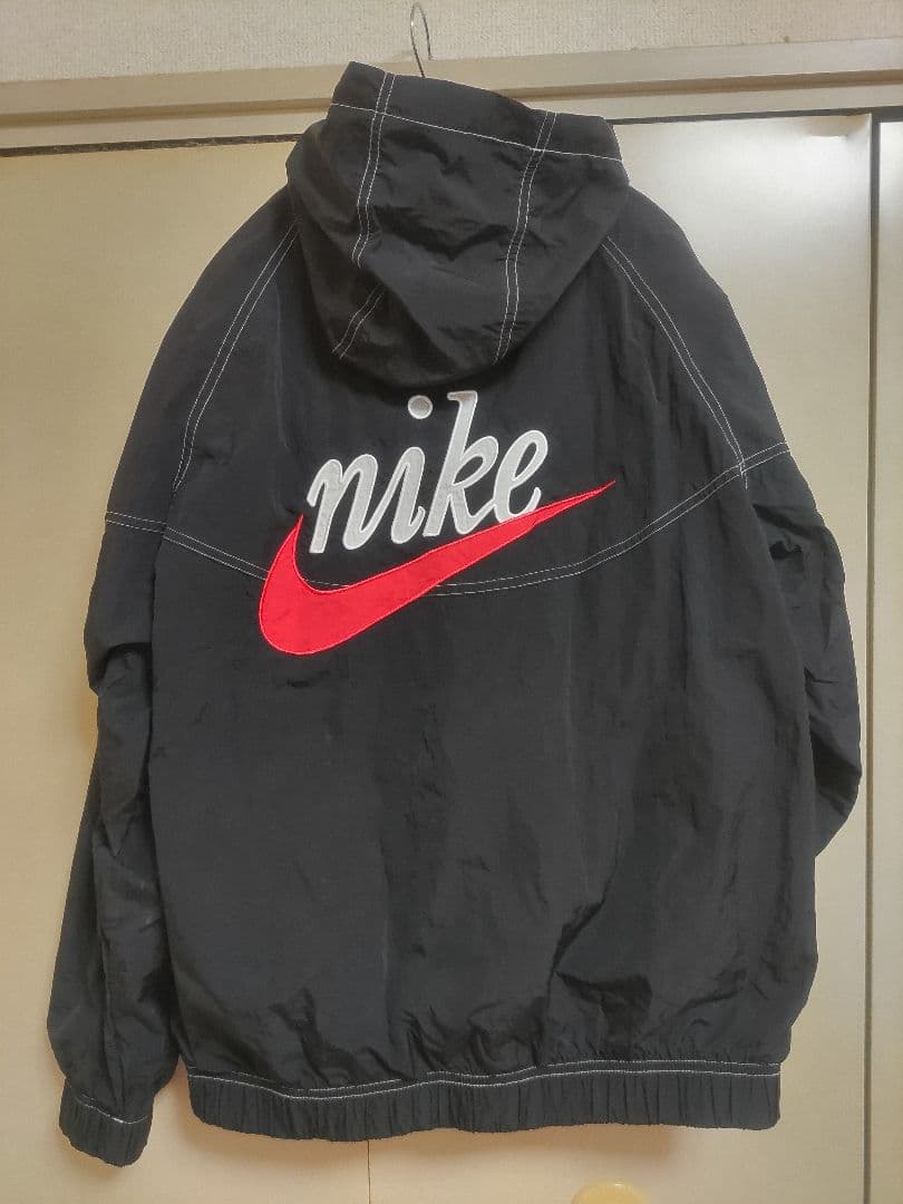 【美品】NIKE ナイキ ナイロンアノラック ハーフジップ セットアップ上下L