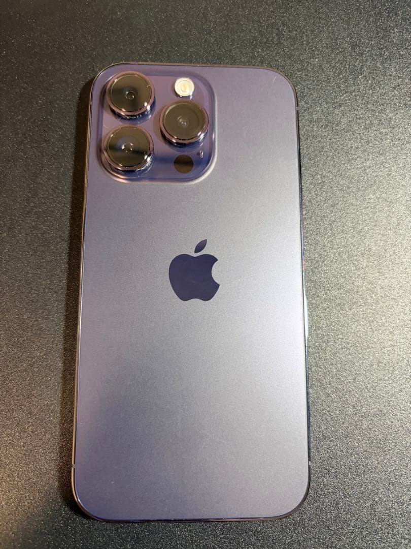 【正常動作品 最安値!!】iPhone 14 Pro ディープパープル 本体