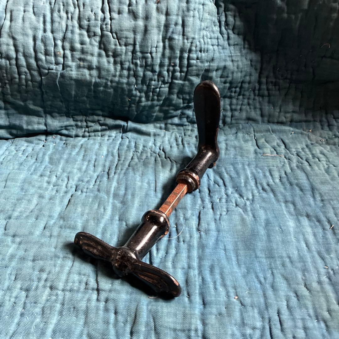 フランス　アンティーク　ドアノブ　アイアン　DIY