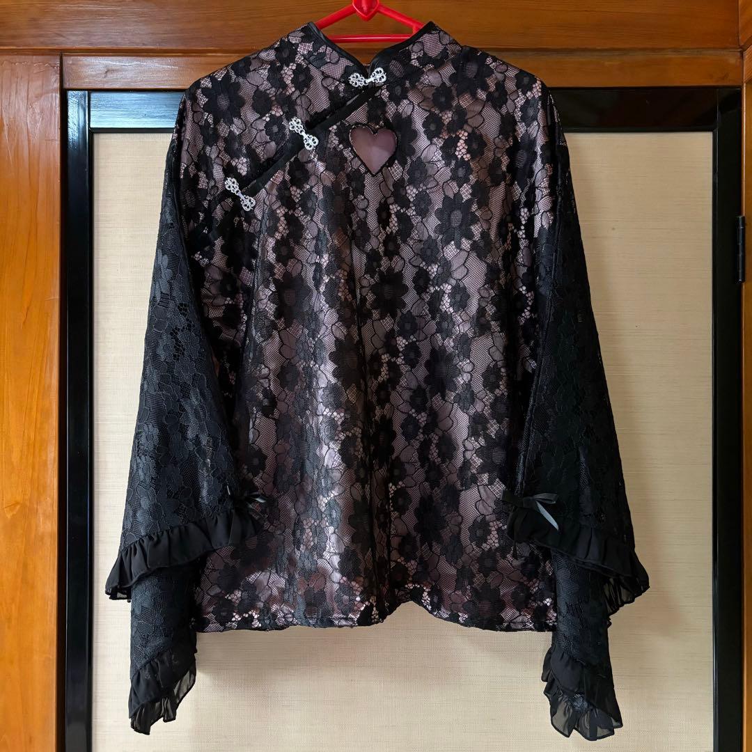 夢展望 DearMyLove 胸元ハートチャイナレースセットアップセパレート浴衣