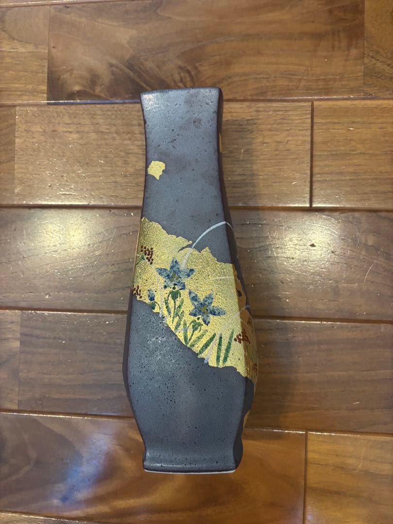 九谷焼の花瓶　陶粋屋