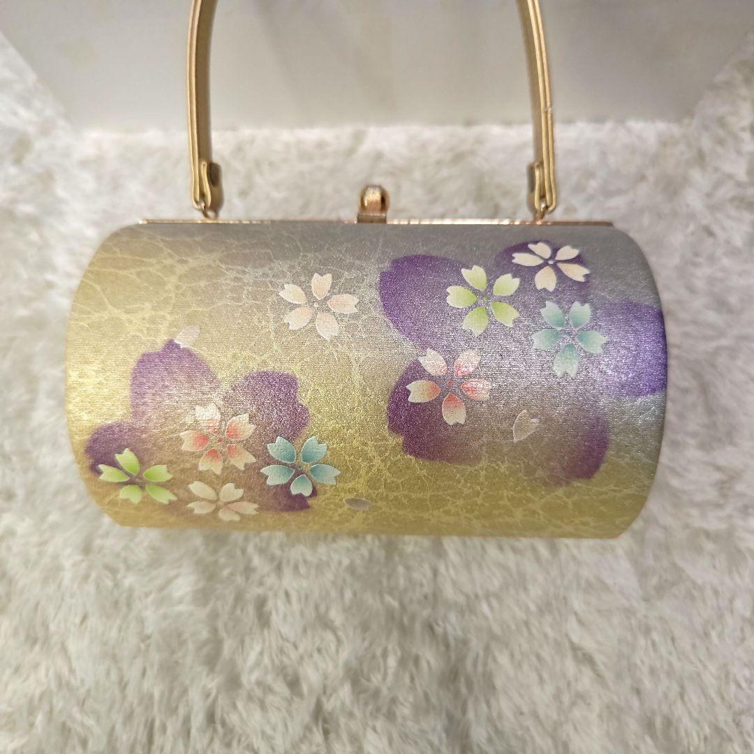 【つばき様】桜 花柄 和装用バッグと草履セット　礼装　振袖　成人式　卒業式　和装