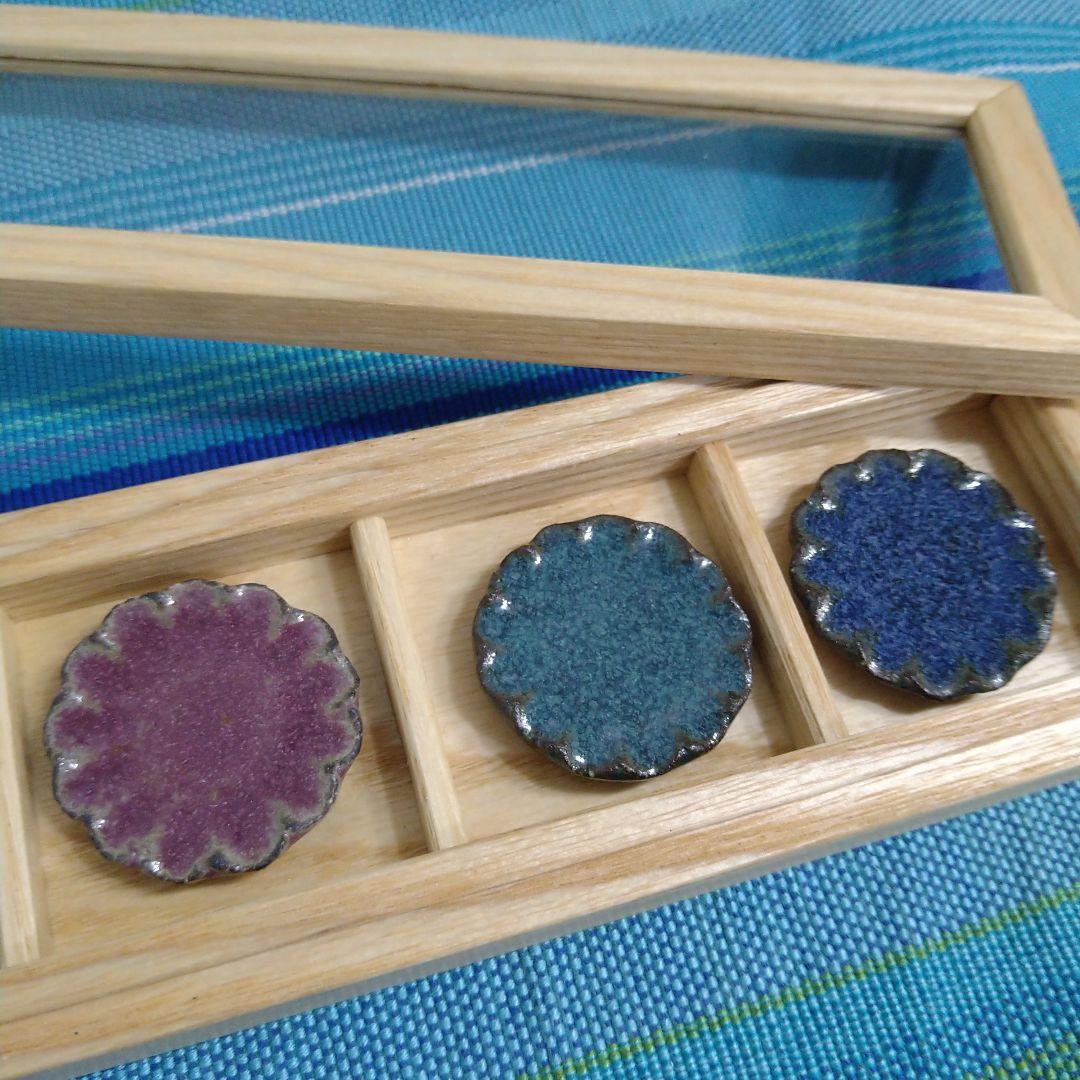 小澤基晴さん　箸置き５個セット　専用ケース付き