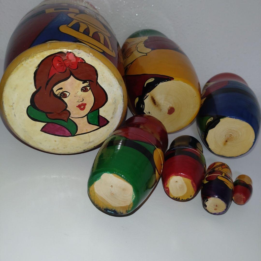 マトリョーシカ 7人のこびと 白雪姫 人形