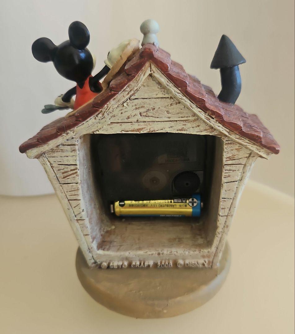 レア品　セトクラフト　2006　アンティーク調　ディズニー　ミッキーマウス置時計