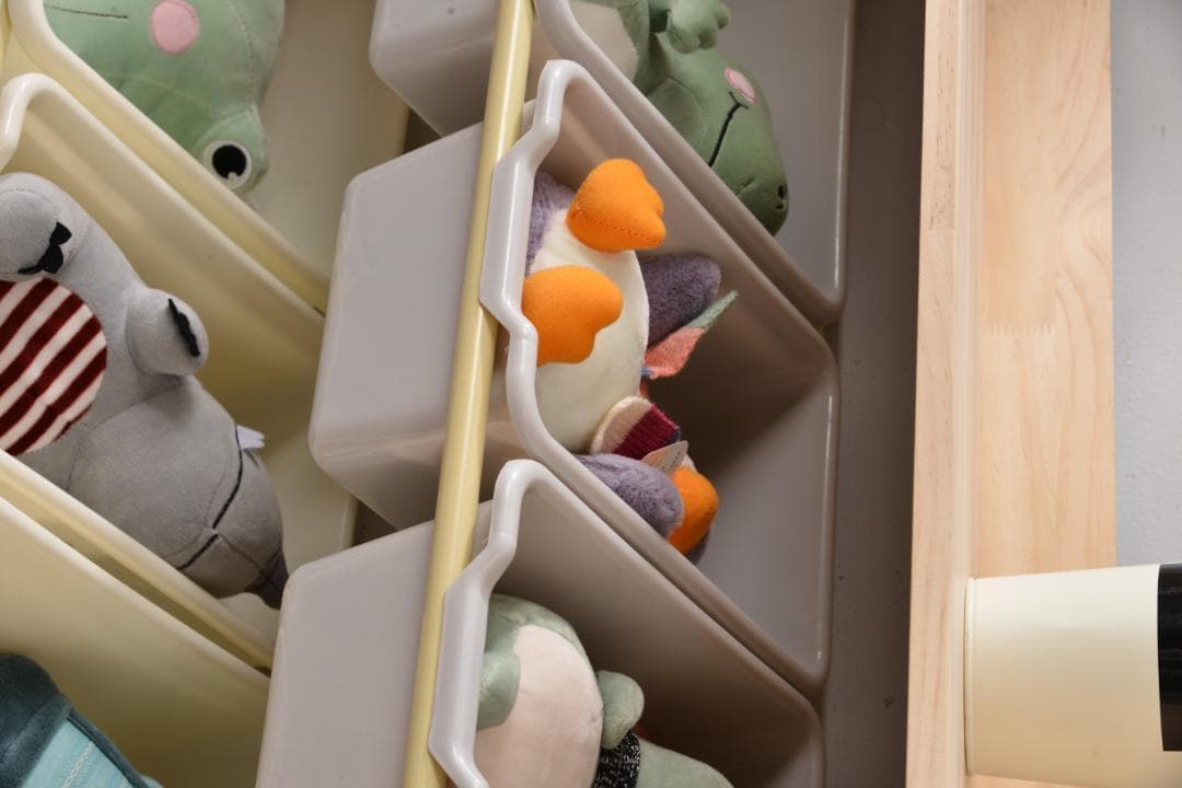 おもちゃ収納ラック ラージサイズ 幅103cm 子ども用家具 木製 収納ケース