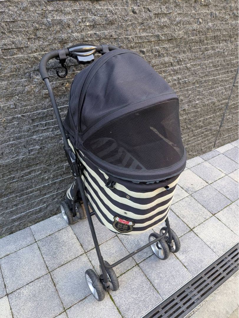 シャンアンジェコラボ　Otty 天使のカート　ペットカート　ドッグカートお出かけ