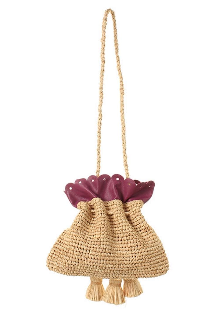 ☆MAho出品LUDLOW ラドロー レザースカラップ巾着 新品未使用品