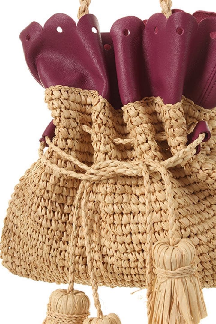 ☆MAho出品LUDLOW ラドロー レザースカラップ巾着 新品未使用品