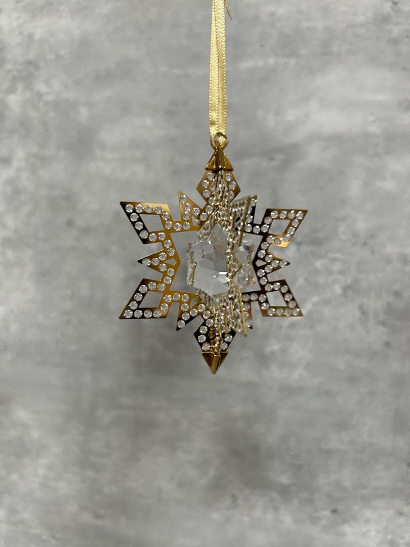 スワロフスキー クリスマスオーナメント スター ゴールド 5135809