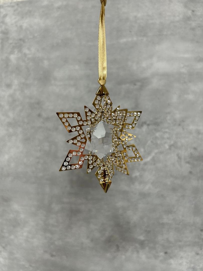 スワロフスキー クリスマスオーナメント スター ゴールド 5135809