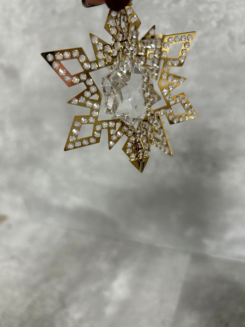 スワロフスキー クリスマスオーナメント スター ゴールド 5135809