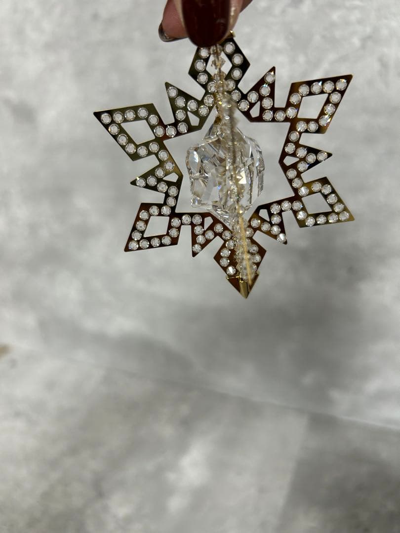 スワロフスキー クリスマスオーナメント スター ゴールド 5135809