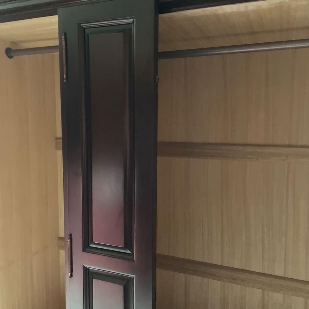 洋服タンス　クローゼット　鍵あり