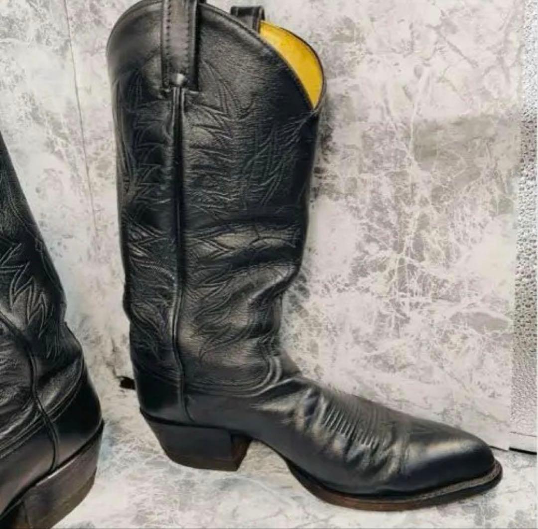 Tony Lama（8D）ウエスタンブーツ　6711 黒