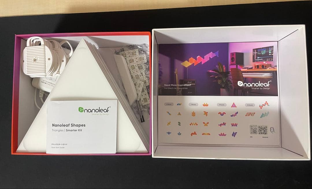 Nanoleaf Shapes Triangle スマーターキット9枚入り