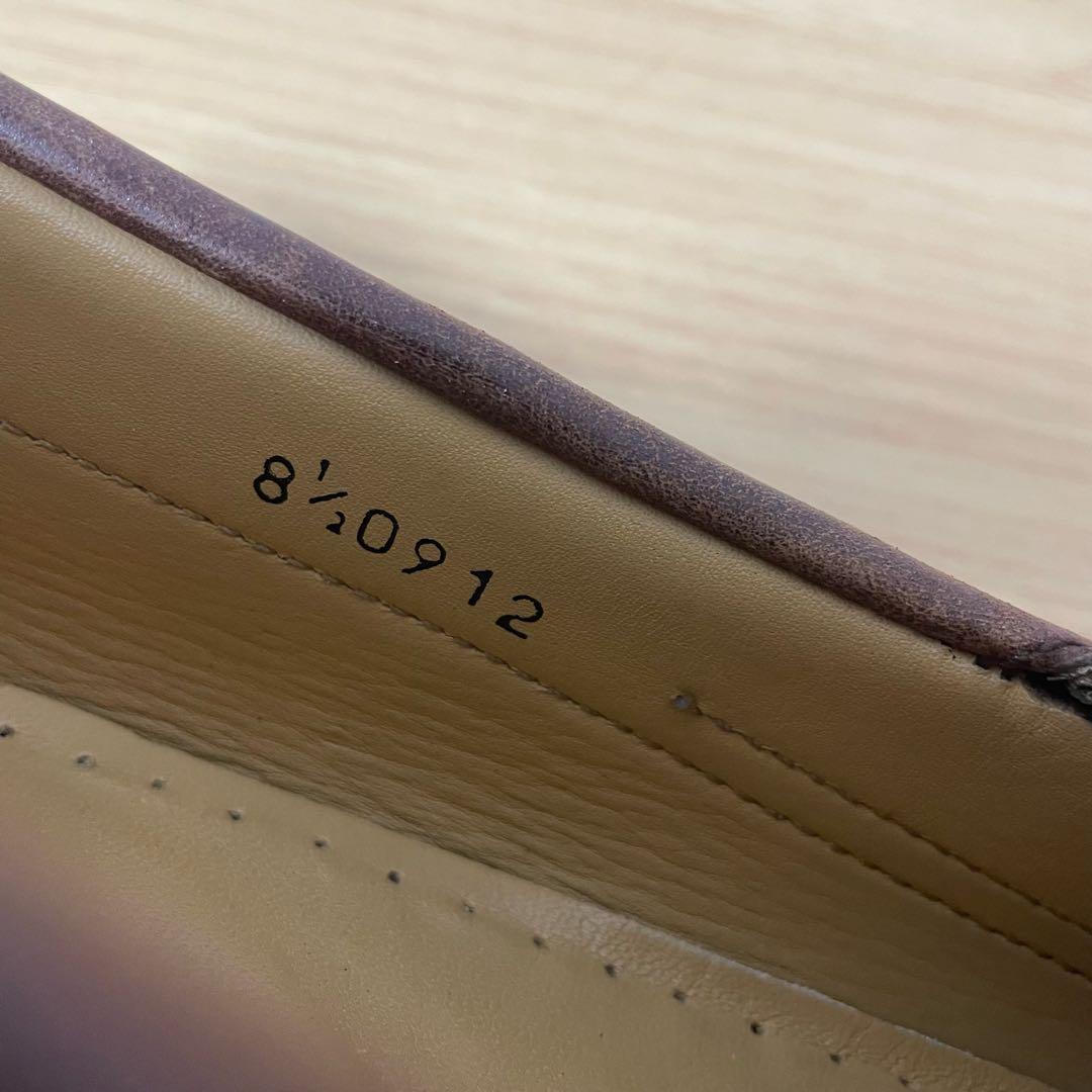 パラブーツ　デッキシューズ　MALO レザー　ブラウン　8.5